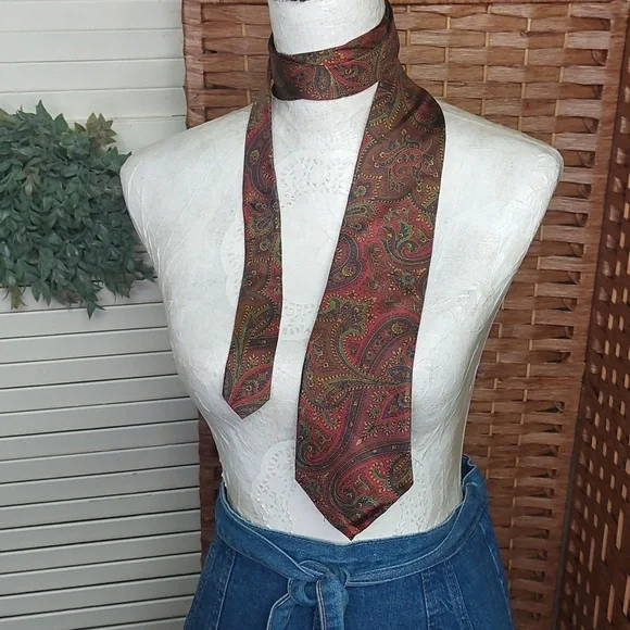 Vintage Silk Tie menswear - Picture 2 of 9